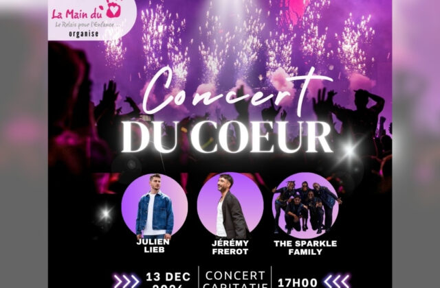 CONCERT DU COEUR > Jérémy Frérot, Julien Lieb & The Sparkle Family